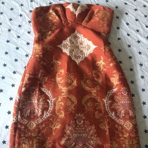 Free People Strapless Mini Dress